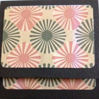 Red and Green Tiki Burst Pattern