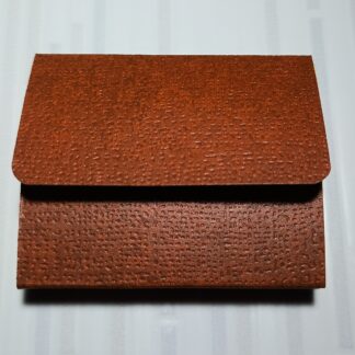 Rust colored mini sticky notepad